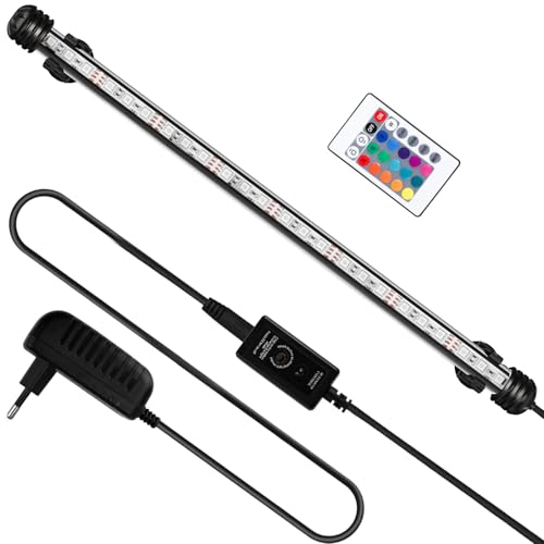 Peviasot Aquarium LED Beleuchtung, 4,2W Aquarium-Licht RGB, IP67 Wasserdicht, Aquarium-Lichtleiste mit automatischem Timer-Schalter, Geeignet für Süßwasseraquarien unterschiedlicher Größe Peviasot Aquarium LED Beleuchtung, 4,2W Aquarium-Licht RGB, IP67 Wasserdicht, Aquarium-Lichtleiste mit automatischem Timer-Schalter, Geeignet für Süßwasseraquarien unterschiedlicher Größe von Peviasot