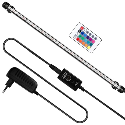 Peviasot Aquarium LED Beleuchtung, 5,4W Aquarium-Licht RGB, IP67 Wasserdicht, Aquarium-Lichtleiste mit automatischem Timer-Schalter, Geeignet für Süßwasseraquarien unterschiedlicher Größe Peviasot Aquarium LED Beleuchtung, 5,4W Aquarium-Licht RGB, IP67 Wasserdicht, Aquarium-Lichtleiste mit automatischem Timer-Schalter, Geeignet für Süßwasseraquarien unterschiedlicher Größe von Peviasot