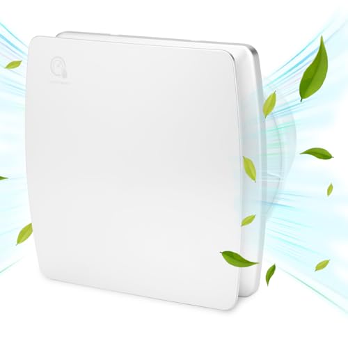 Peviasot Badlüfter 150mm mit Feuchtigkeitssensor & Rückstauklappe timer Abluftventilator Leiser Betrieb Wandventilator für Küche, Keller Weiß Peviasot Badlüfter 150mm mit Feuchtigkeitssensor & Rückstauklappe timer Abluftventilator Leiser Betrieb Wandventilator für Küche, Keller Weiß von Peviasot
