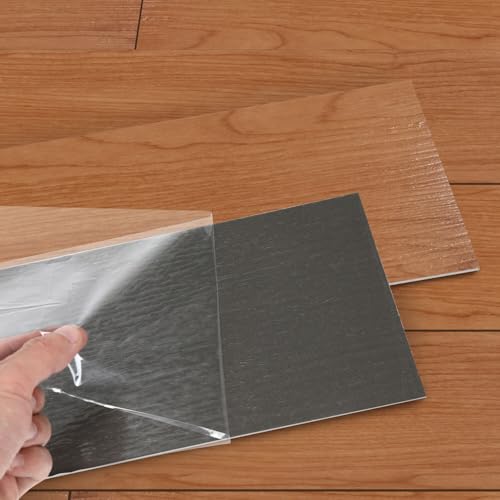 Peviasot PVC Bodenbelag Vinylboden Selbstklebend, 10m²/72 Stück Rutschfest Wasserfest, 91,44x15,24cm Dicke 2 mm Klebefliesen Boden Verschleißfest für Wohnzimmer Küche, Holz braun von Peviasot
