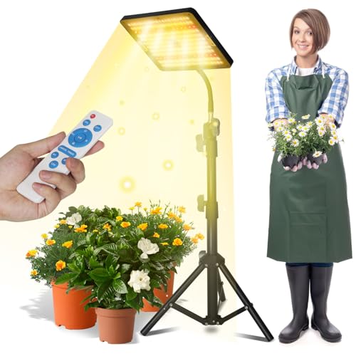 Peviasot Pflanzenlampe LED mit Ständer, Höhenverstellbare Pflanzenleuchte LED Vollspektrum mit Fernbedienung, 242 LEDs Grow Lampe mit 4/8/12H Timer Dimmbares Pflanzenlicht, 2 Pack Peviasot Pflanzenlampe LED mit Ständer, Höhenverstellbare Pflanzenleuchte LED Vollspektrum mit Fernbedienung, 242 LEDs Grow Lampe mit 4/8/12H Timer Dimmbares Pflanzenlicht, 2 Pack von Peviasot