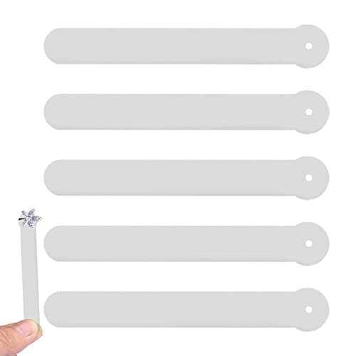Ohrpiercing-Stab zum Anprobieren – Acryl-Ohrringe zum Anprobieren – leicht, zum Anprobieren von Ohrringen, Requisiten für Zuhause und Juweliergeschäft, gebogener Typ Pewell von Pewell