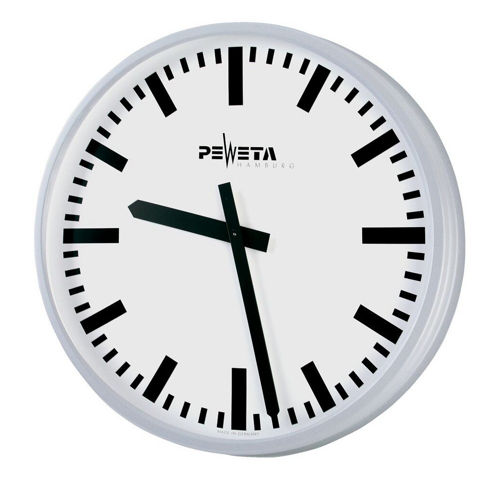 Peweta Wanduhr Funk-Wanduhr ø 52 cm (Funkuhr mit sekundengenauer DCF77-Synchronisation) von Peweta