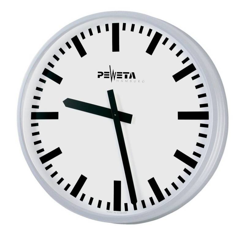 Peweta Wanduhr Funk-Wanduhr ø 52 cm (Funkuhr mit sekundengenauer DCF77-Synchronisation) von Peweta