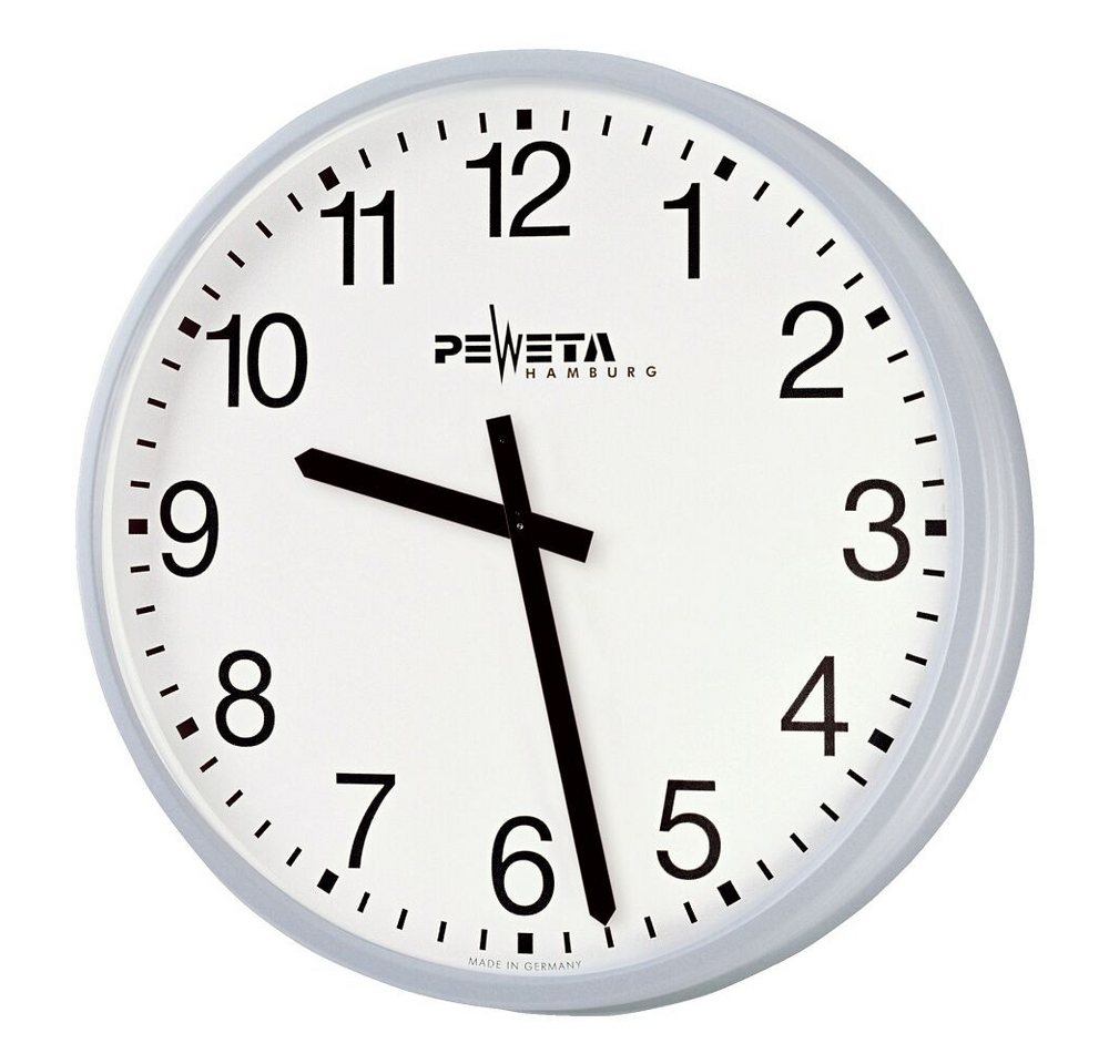Peweta Wanduhr Funk-Wanduhr ø 52 cm (Funkuhr mit sekundengenauer DCF77-Synchronisation) von Peweta