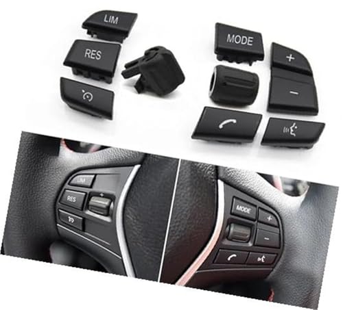 Pexorin 8 Stück Auto-Multifunktions-Lenkradtasten-Steuerschaltertasten, for BBMW F10 F11 F20 F22 F02 F06 F12 F07 F30 F15 F16 F25 F26 F32 Pexorin 8 Stück Auto-Multifunktions-Lenkradtasten-Steuerschaltertasten, for BBMW F10 F11 F20 F22 F02 F06 F12 F07 F30 F15 F16 F25 F26 F32 von Pexorin