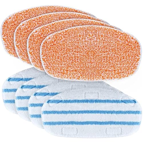 Pexorin 8er-Pack Ersatz-Mikrofaser-Mopptücher, for PurSteam, for SteamMop-Reiniger, 10-in-1-Kehrroboter-Zubehör, Ersatzteile Roboter-Staubsauger-Pads Pexorin 8er-Pack Ersatz-Mikrofaser-Mopptücher, for PurSteam, for SteamMop-Reiniger, 10-in-1-Kehrroboter-Zubehör, Ersatzteile Roboter-Staubsauger-Pads von Pexorin