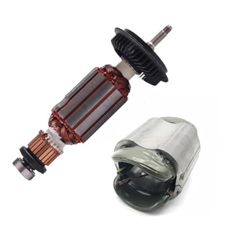 Pexorin AC220-240V Rotor Anker Anker Stator, for Bosch, GWS850C GWS8-100 GWS8-125C GWS8-100CE GWS8-125 Winkelschleifer Ersatzteile Autoteileersatz(BLACK Rotor) von Pexorin