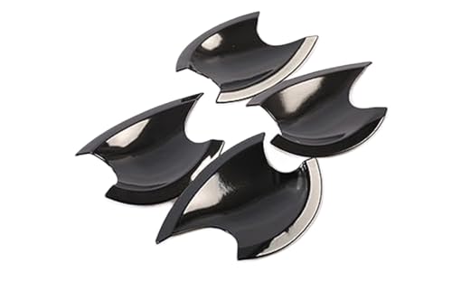 Pexorin Aufkleber for die Zierleiste der Autotürgriffabdeckung in glänzendem Schwarzchrom, for Hyundai, for Elantra, 2012-2016, Styling-Zubehör Autotürgriffabdeckung(BLACK Black Bowl) von Pexorin