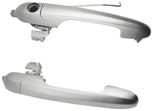 Pexorin Auto-Außentürgriff, for Alfa, for Romeo 147 2000-2010 156073261 156073259 LHD Vorne Links Rechts Außentürgriff Türöffner Außentürgriff Autotürgriffabdeckung von Pexorin