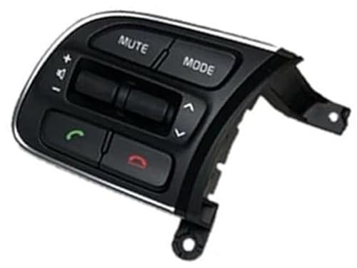 Pexorin Auto-Tempomat-Taste, for Kia, K5 2016 2017 2018 96720-D9010 Auto-Multifunktions-Lenkrad-Cruise-Taste Audio-Lautstärke-Einstellschalter Tastenschalter(BLACK Audio button) von Pexorin