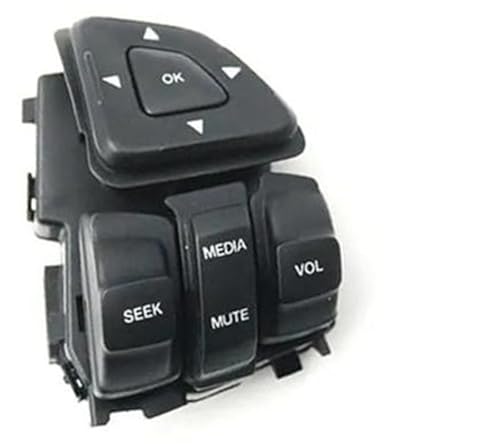 Pexorin Auto-Tempomat-Taste Edge 2011–2015, for Explorer, 2011–2018, for Flex-Auto-Lenkrad-Steuerschalter, Multifunktions-Cruise-Geschwindigkeitstaste(BLACK Right Volume) von Pexorin