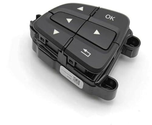 Pexorin Auto-Tempomattaste, for Mercedes, for Benz, W117 W156 W166 W246 W292, for VITO, for METRIS Auto-Multifunktions-Lenkradsteuerungsschaltertaste Telefontaste(BLACK Left) von Pexorin