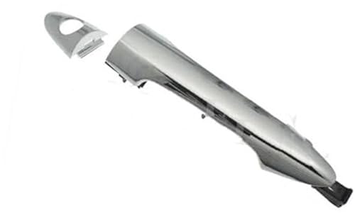 Pexorin Autoaußenseite vorne links, for Kia, for Picanto 2011 2012 2013 2014 2015 2016 Chromschwarz vorne hinten links rechts außen außen neu Autotürgriffabdeckung(BLACK Chrome Front Left) von Pexorin