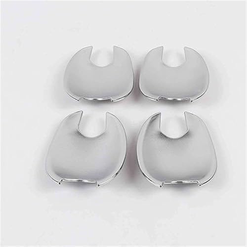 Pexorin Carbon Fiber Chrom Autotürgriffabdeckung Verkleidung, for Mazda 2 2008-2019, for Mazda 3 2010-2019, for Mazda 6 2009-2019 Styling Zubehör Autotürgriffabdeckung(BLACK Silver Bowl) von Pexorin