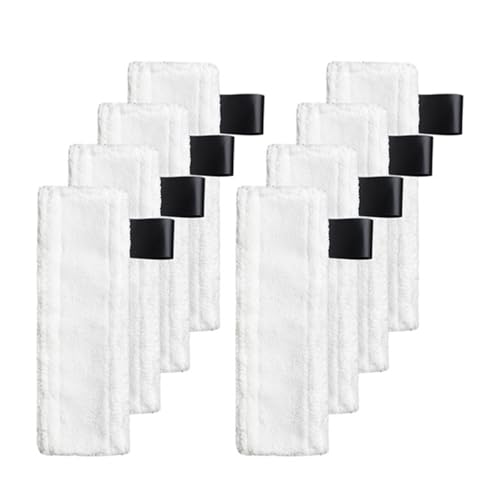 Pexorin For EasyFix SC2 SC3 SC4 SC5 Steam Mop Tuch Reinigungspad Tuchabdeckung Lumpen Ersetzen Zubehör Moppreiniger Ersatzteile Ersatzteile für Dampfreiniger(8pcs) von Pexorin