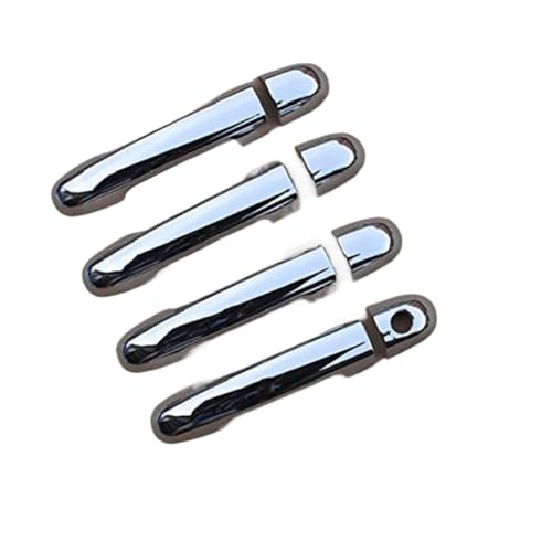 Pexorin For Kia, Ceed Cee'd 2006 2007 2008 2009 2010 2011 2012 Neue Chrom-Autotürgriffabdeckung Zieraufkleber Auto-Styling-Zubehör Autotürgriffabdeckung(BLACK 1 Keyhole) von Pexorin