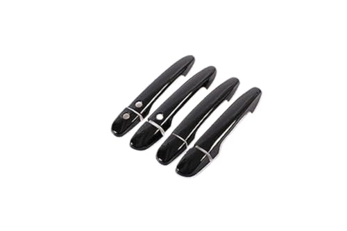Pexorin For Mazda, Cx-5 Cx5 CX 5 2012-2022, glänzendes Schwarzchrom, Autotürgriffabdeckung, Verkleidung, Auto-Styling-Zubehör Autotürgriffabdeckung(BLACK Black 2 Buttons) von Pexorin