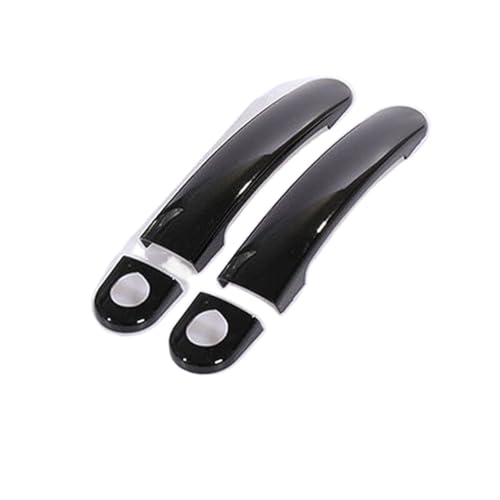Pexorin For Seat, Leon MK2 1P FR FR+, for Cupra, 2006~2012, schwarz glänzende Chrom-Autotürgriffblenden, Zubehör, Styling-Aufkleber Autotürgriffabdeckung(BLACK Model 5) von Pexorin