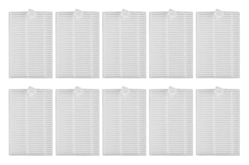 Pexorin For Zigma, Staubsaugerfilter-Ersatzzubehör-Set mit 2 Filtern und 4 Bürsten(BLACK 10 PACK) von Pexorin