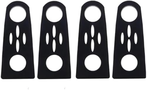 Pexorin Türschloss-Pufferdämpfer, for Hyundai, for Solaris 1 2010-2017, Schalldämmung, leise, taub, knarrende Geräusche, Dichtungsstopper, Deadener, Geräuschreduzierungspad Autodämpfer von Pexorin