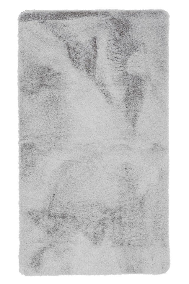 Peyer Syntex Badematte Badematte modern Design, uni silberfarben, Höhe 25 mm, rutschhemmend beschichtet, waschbar bei 30°, Polyester, Rund Ø, waschbar bei 30° von Peyer Syntex