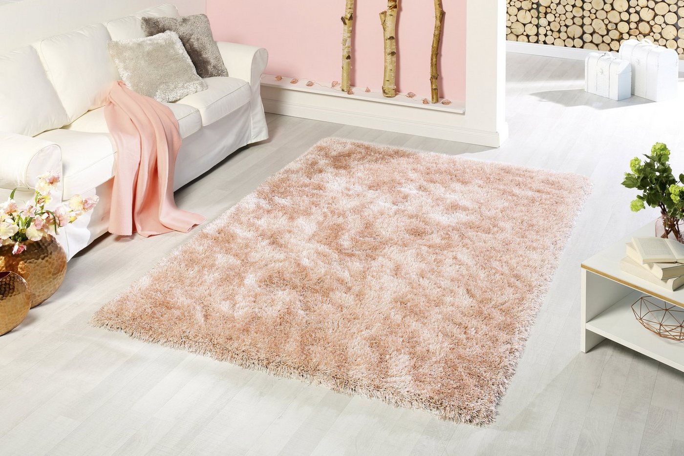 Peyer Syntex Designteppich 1 Brücke Sofia Polyshaggy Fb.rosé Gr.70/140 cm, rechteckig Peyer Syntex Designteppich 1 Brücke Sofia Polyshaggy Fb.rosé Gr.70/140 cm, rechteckig von Peyer Syntex