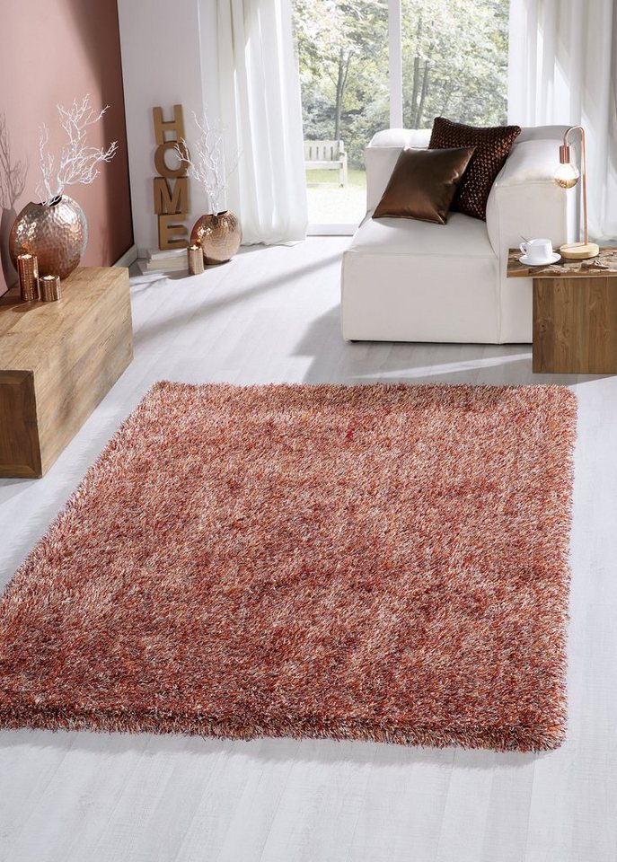Peyer Syntex Designteppich 1 Brücke Sofia Polyshaggy Fb.terra Gr.70/140 cm, rechteckig von Peyer Syntex