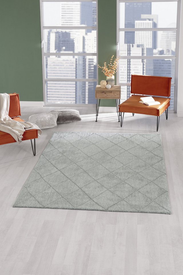 Peyer Syntex Designteppich 1 Jay 1672 Teppich Fb.silber 190/275 cm, rechteckig von Peyer Syntex