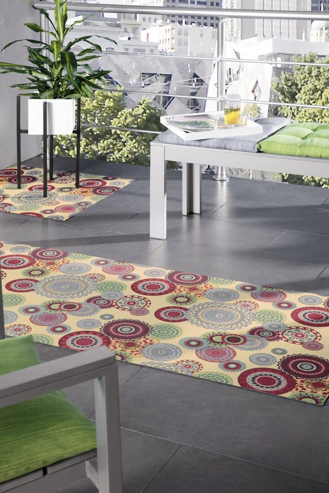 Peyer Syntex Designteppich 1 Mira Jacqu.Teppich Blume Allover 80/150 cm, rechteckig Peyer Syntex Designteppich 1 Mira Jacqu.Teppich Blume Allover 80/150 cm, rechteckig von Peyer Syntex