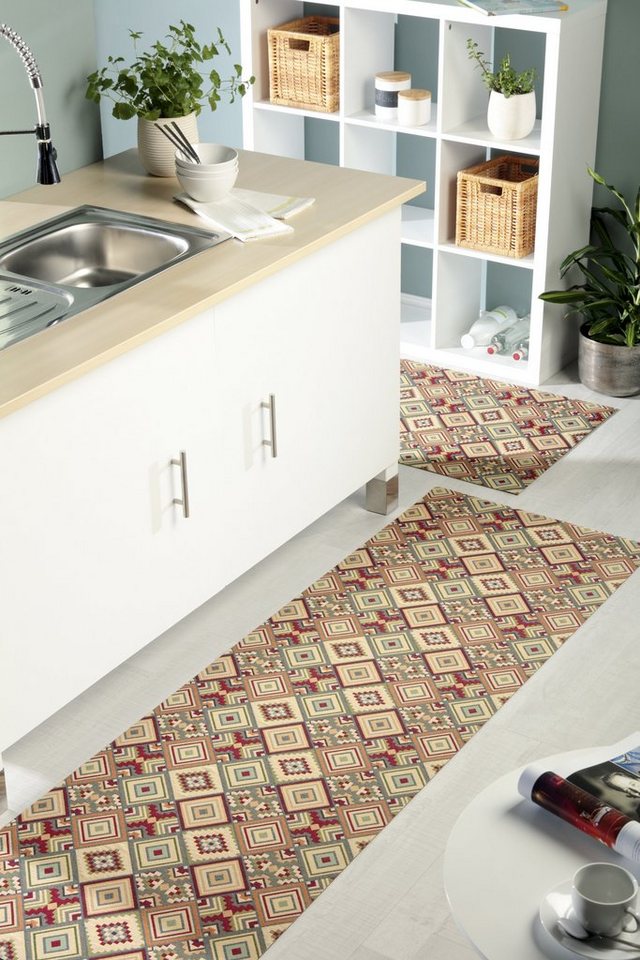 Peyer Syntex Designteppich 1 Mira Jacqu.Teppich Raute Multicol. 138/220 cm, rechteckig von Peyer Syntex