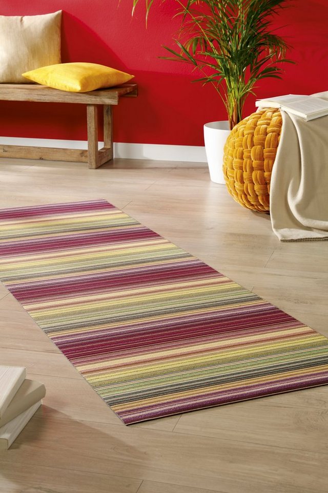 Peyer Syntex Designteppich 1 Mira Jacqu.Teppich Streifen bunt 80/200 cm, rechteckig Peyer Syntex Designteppich 1 Mira Jacqu.Teppich Streifen bunt 80/200 cm, rechteckig von Peyer Syntex