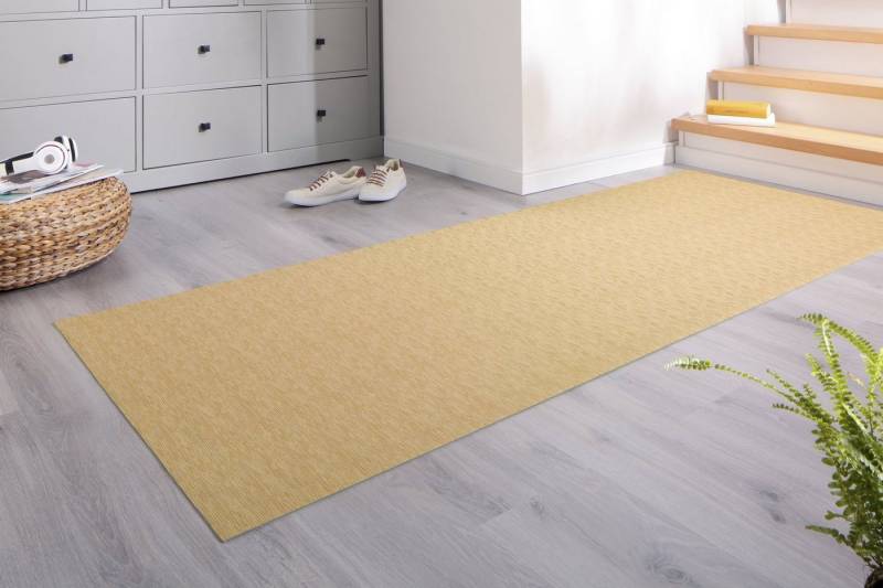 Peyer Syntex Designteppich 1 Mira Jacqu.Teppich uni Fb.beige 60/110 cm, rechteckig von Peyer Syntex