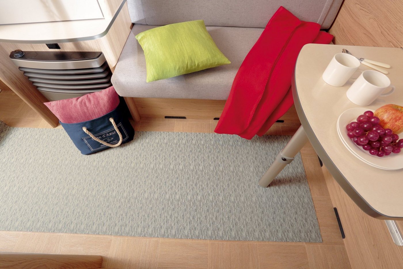 Peyer Syntex Designteppich 1 Mira Jacqu.Teppich uni Fb.grau 60/110 cm, rechteckig Peyer Syntex Designteppich 1 Mira Jacqu.Teppich uni Fb.grau 60/110 cm, rechteckig von Peyer Syntex