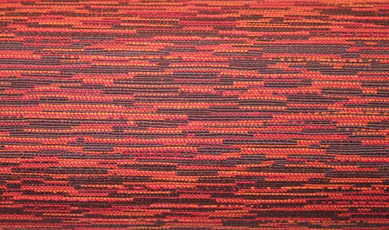 Peyer Syntex Designteppich 1 Mira Jacqu.Teppich uni Fb.rot 80/200 cm, rechteckig von Peyer Syntex