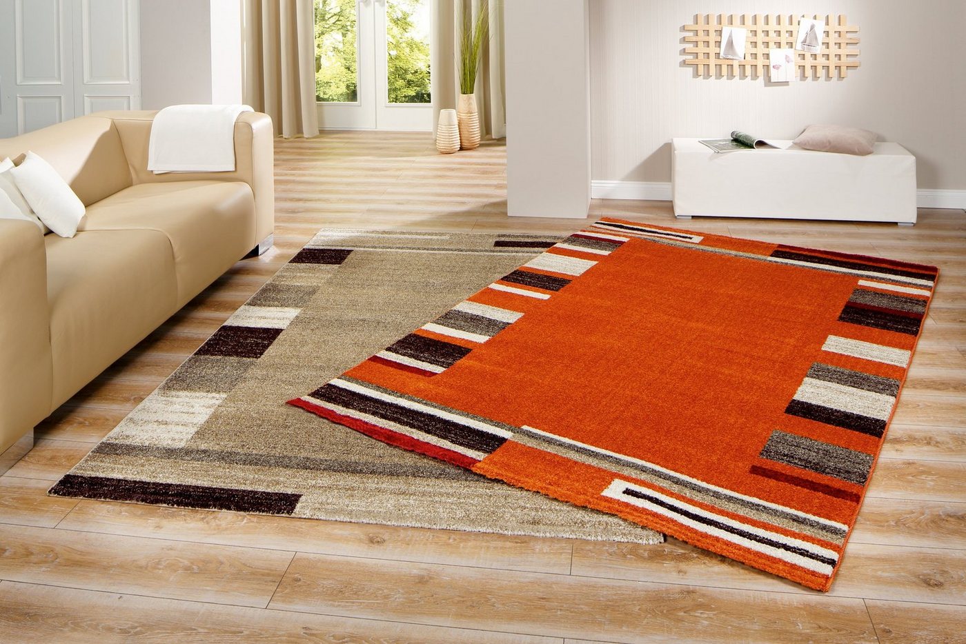 Peyer Syntex Designteppich 1 Teppich Amber 149 Bordüre Fb.terra Gr.160/230 cm, rechteckig Peyer Syntex Designteppich 1 Teppich Amber 149 Bordüre Fb.terra Gr.160/230 cm, rechteckig von Peyer Syntex