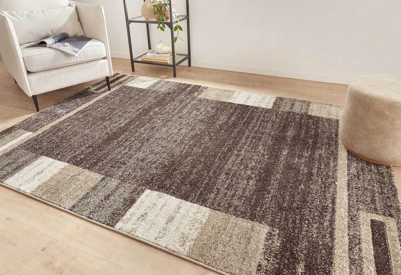 Peyer Syntex Designteppich 1 Teppich Amber 149 Bordüre braun 120/170 cm, rechteckig Peyer Syntex Designteppich 1 Teppich Amber 149 Bordüre braun 120/170 cm, rechteckig von Peyer Syntex