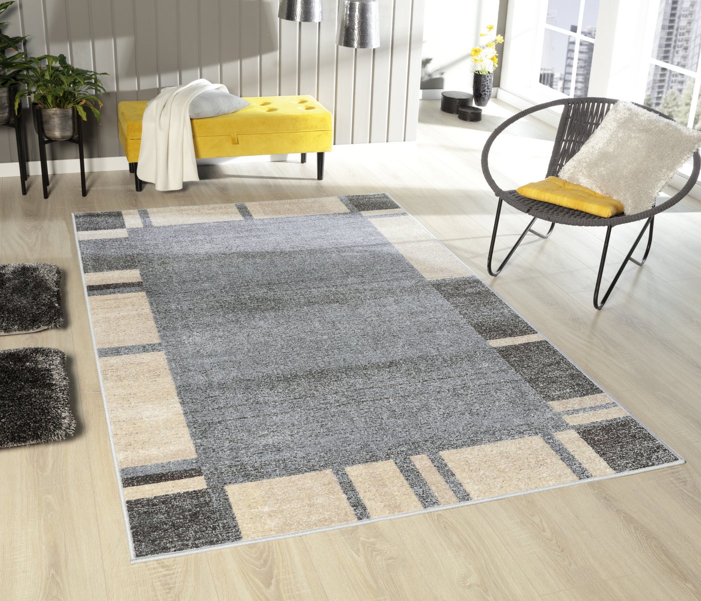 Peyer Syntex Designteppich 1 Teppich Daffi/YLVA 13025-190 grau 40/60 cm, rechteckig Peyer Syntex Designteppich 1 Teppich Daffi/YLVA 13025-190 grau 40/60 cm, rechteckig von Peyer Syntex