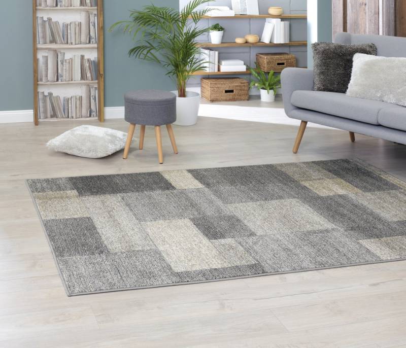 Peyer Syntex Designteppich 1 Teppich Daffi/YLVA 13027-190 grau 80/150 cm, rechteckig von Peyer Syntex