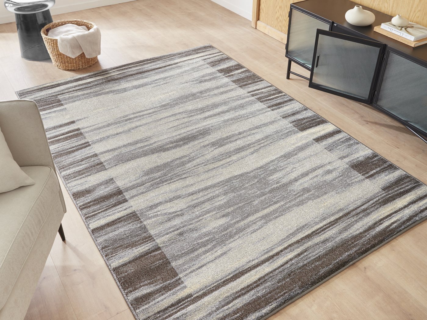 Peyer Syntex Designteppich 1 Teppich Daffi/YLVA 13125-160 grau 120/170 cm, rechteckig Peyer Syntex Designteppich 1 Teppich Daffi/YLVA 13125-160 grau 120/170 cm, rechteckig von Peyer Syntex