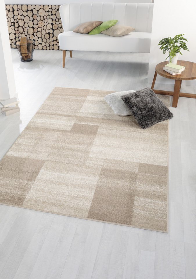 Peyer Syntex Designteppich 1 Teppich YLVA Fb. beige 67/135 cm, rechteckig von Peyer Syntex