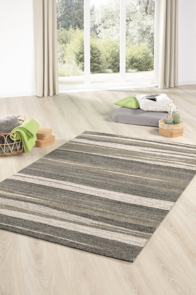 Peyer Syntex Designteppich Teppich Mozart 3437A Zebra Fb.dark-beige 200/290 cm, rechteckig Peyer Syntex Designteppich Teppich Mozart 3437A Zebra Fb.dark-beige 200/290 cm, rechteckig von Peyer Syntex