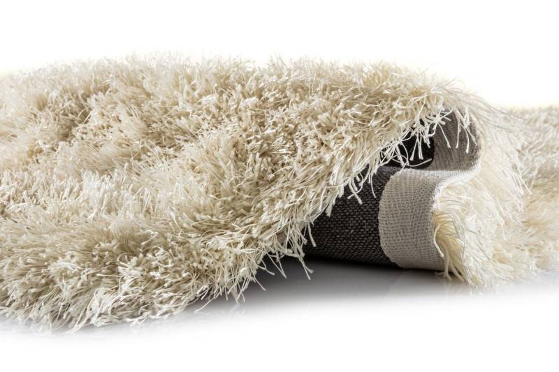 Peyer Syntex Designteppich Teppich Sofia Polyshaggy Fb. 1000-wollweiß Gr.180 cm, rund, rund von Peyer Syntex