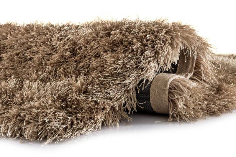 Peyer Syntex Designteppich Teppich Sofia Polyshaggy Fb. 1515-beige Gr.180 cm, rund, rund von Peyer Syntex