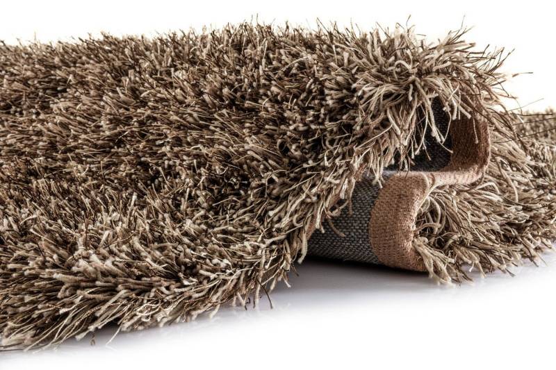 Peyer Syntex Designteppich Teppich Sofia Polyshaggy Fb. bronze Gr.180 cm, rund, rund von Peyer Syntex