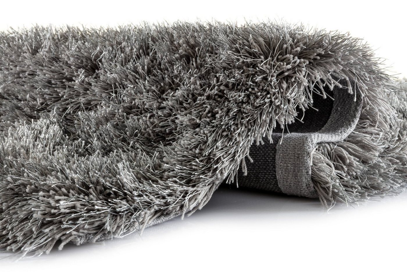 Peyer Syntex Designteppich Teppich Sofia Polyshaggy Fb. silbergrau Gr.120 cm, rund, rund Peyer Syntex Designteppich Teppich Sofia Polyshaggy Fb. silbergrau Gr.120 cm, rund, rund von Peyer Syntex