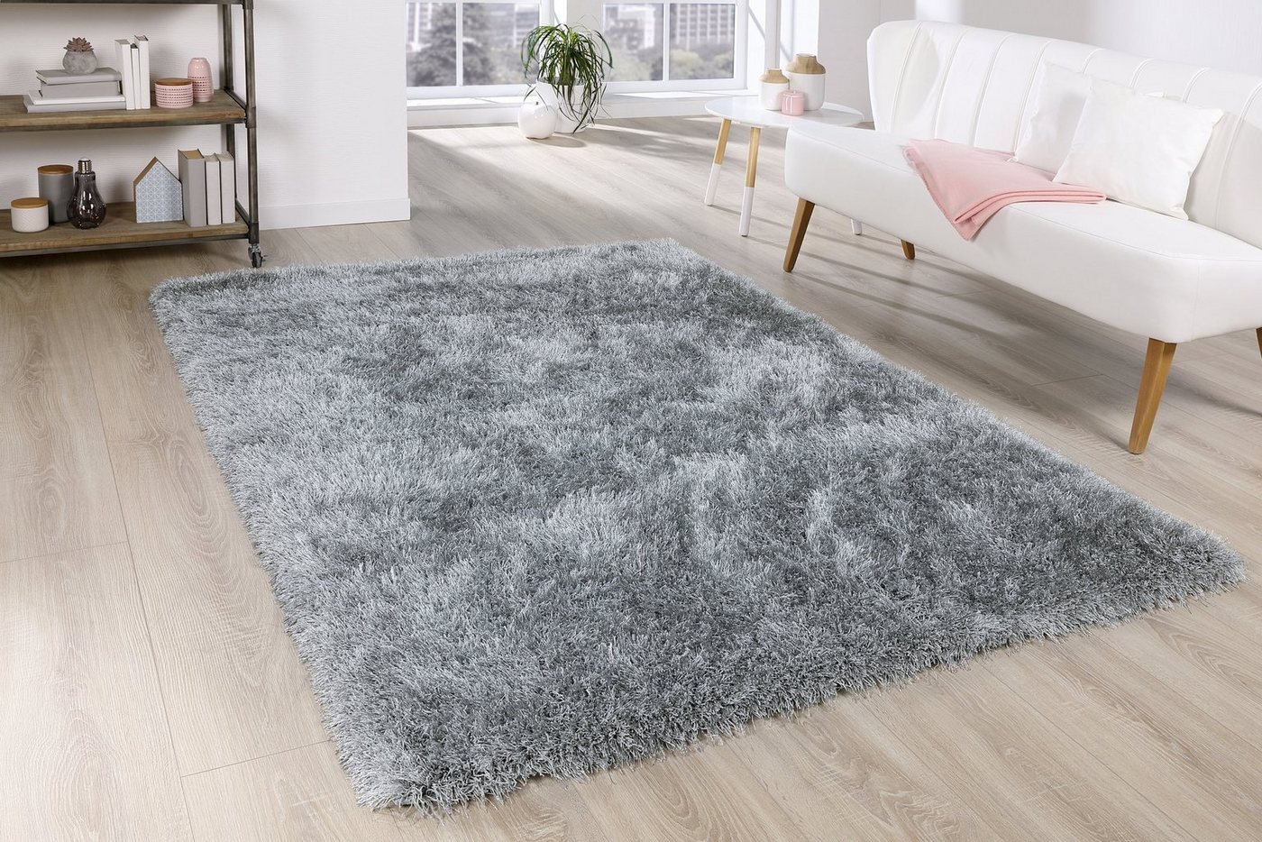 Peyer Syntex Designteppich Teppich Sofia Polyshaggy Fb.silbergrau Gr.: 240/340 cm, rechteckig Peyer Syntex Designteppich Teppich Sofia Polyshaggy Fb.silbergrau Gr.: 240/340 cm, rechteckig von Peyer Syntex