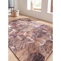 Flachgewebe Teppich Tierfelloptik Patchwork Farbe Braun-Beige 160 x 230 cm Flachgewebe Teppich Tierfelloptik Patchwork Farbe Braun-Beige 160 x 230 cm von Peyer Syntex