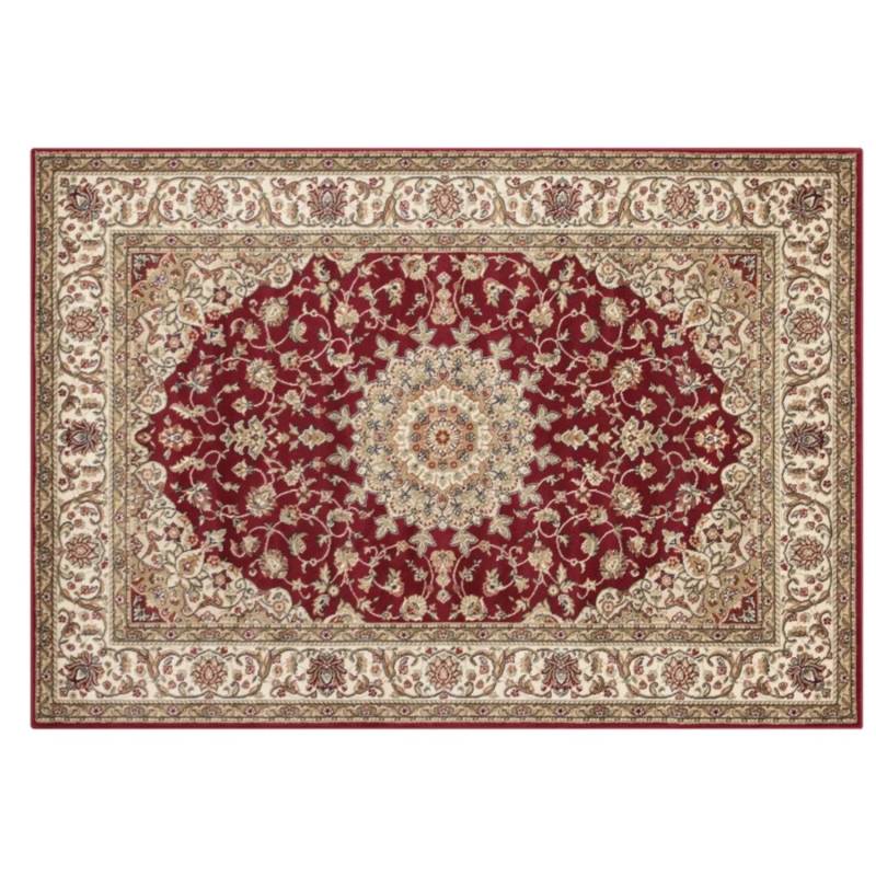 Peyer Syntex Klassischer Kurzflor Teppich Amina Medaillon 27008 Farbe Rot 240 x 320 cm von Peyer Syntex