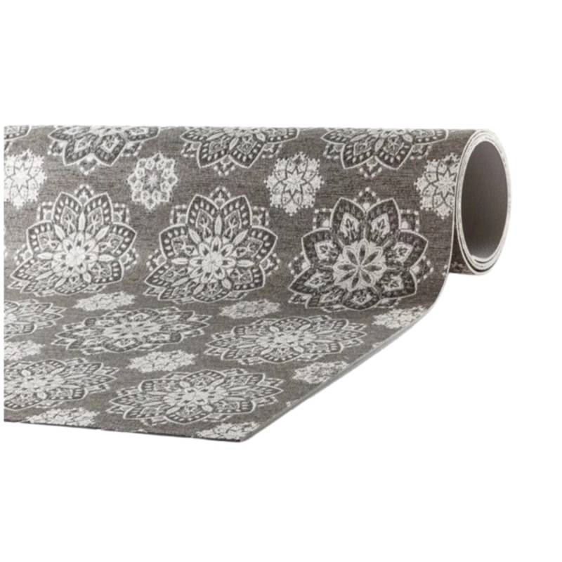 Peyer Syntex Mira Jacquard Teppich Blume Bunt 138 x 220 cm von Peyer Syntex